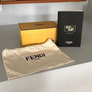 Fendi Bag Charm Box , Charm Pouch and Booklet